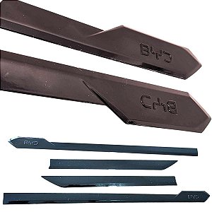 Friso BYD Dolphin Mini Cor Preto Night logo Black Piano