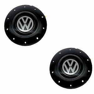 Jogo de 2 calotas para roda ferro aro 14” e 15" Gol Fox VW