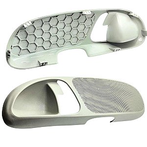 PAR Molduras Acabamento Maçanetas Cinza claro LD e LE Gol G3