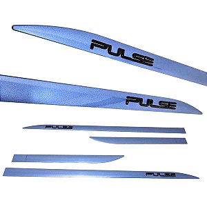 Jogo Friso Pulse Azul Amalfi Nome alto relevo Black Piano