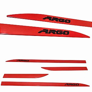 Friso Argo Vermelho Montecarlo nome Alto Relevo black piano