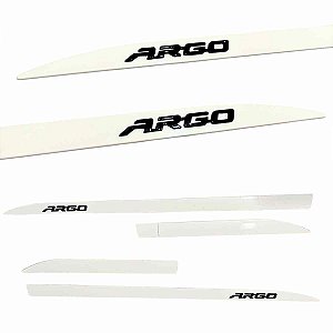 Jogo Friso Argo Branco Banchisa nome Alto Relevo black piano