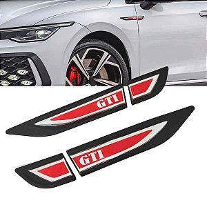 APLIQUE LATERAL RESINADO GTI PRETO FOSCO