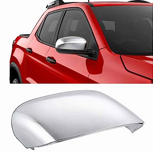 Capa Retrovisor Cromada Fiat Toro lado esquerdo 2022 a 2025