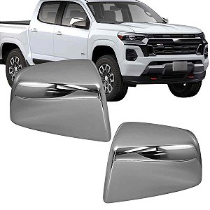 Par de Capa Retrovisor Cromada S10 2012 a 2024 Original