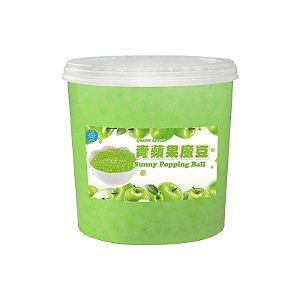 Bubble Tea - Popping Boba - Sabor Maçã Verde - 3,4kg