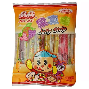 Gelatina de Frutas Jelly Strip Jin Jin - 470g