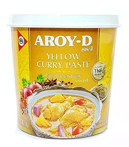 Pasta de Curry Amarelo Tailandês AROY D - 1kg