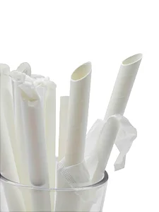 Canudos de Papel para Bubble Tea 12mm - 100 unidades
