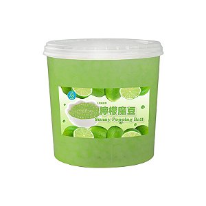 Bubble Tea - Popping Boba - Sabor Limão - 3,4kg