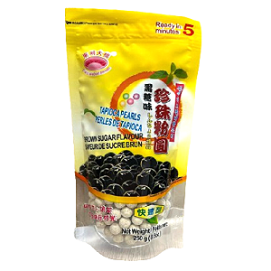 Pérola de Tapioca Sabor Açúcar Mascavo - 250g