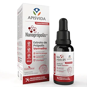 Nanoprópolis Extrato de Própolis Vermelho - 20ml