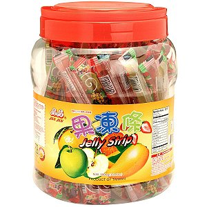 Gelatina de Frutas Jelly Strip Jin Jin - 1kg