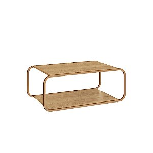Mesa de Centro Luna 80cm Pé Metal - Hanover/Dourado