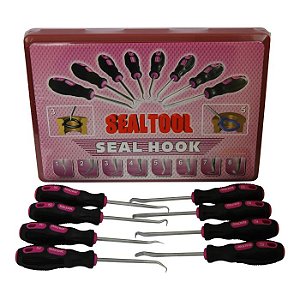 Kit Mini Pegadores C/ 8 Peças - Seal Hook