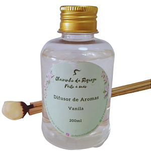 Difusor de Aromas de Varetas - Essência Vanilla