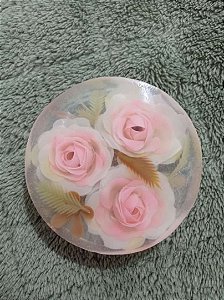 1/10/30 Lembrancinha em sabonete perfumado com rosa artificial dentro. Lembrancinha para casamento e outras ocasiões.