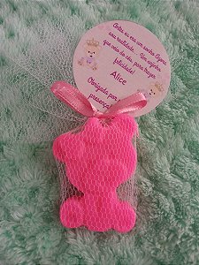 10/50/70/80/100 - kit mini sabonete de ursinho  - Lembrancinha pronta para chá revelação, chá de bebê, chá de fralda e etc...