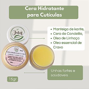 Cera Hidratante para Unhas e Cutículas com Óleo de Cravo -15gr