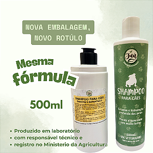 Shampoo para caes - Enxofre, Barbatimão e Óleo de Neem 500ml