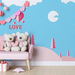 Painel de Parede Personalizado Céu Amoroso