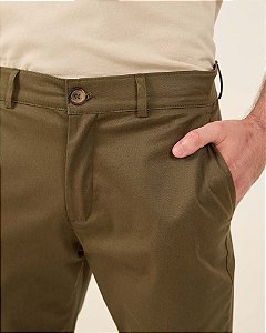 Calça Sarja Verde Militar