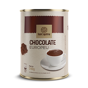 Chocolate Europeu - Lata 240g