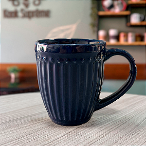 Caneca Porcelana 05 - Roma 300ml - AZUL