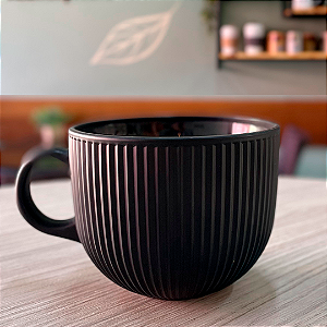 Caneca Vidro 16 - Jumbo 500ml - Preto