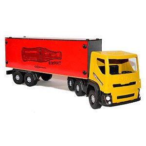 Miniatura Carreta Brinquedo Carrinho Infantil Iveco Grande em