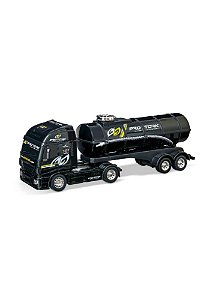 Caminhão Brinquedo Carreta Báu Iveco Hi Way Miniatura Usual - R$ 63,5