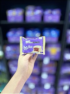 Milka Alfajor Mousse de Chocolate Branco Três Camadas 55g