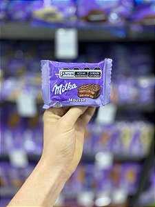 Milka Alfajor Mousse de Chocolate Duas Camadas 42g