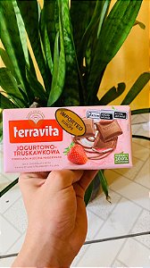 Terravita Barra de Chocolate Iogurte de Morango 100g