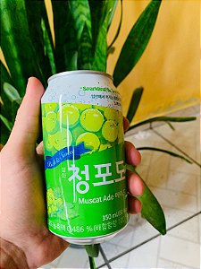 Suco Gaseificado Oriental Ilhwa Uva Verde  350ml