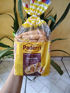 Pão de Leite Brioche Frances Com Gotas de Chocolate Pacote Com 8 Unidades