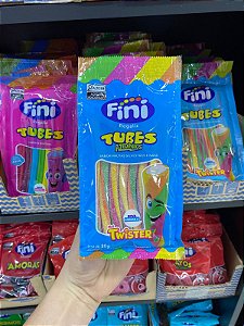 Bala Fini Tubes Twister Azedinhos 80g
