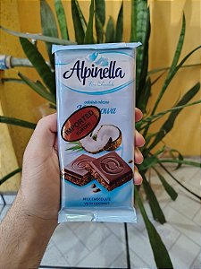 Barra de Chocolate Alpinella Coco 90g