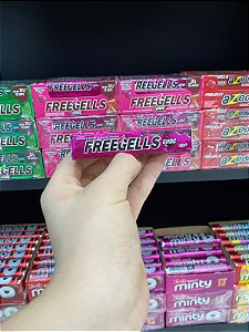 Freegells Bala Morango Choco 27g