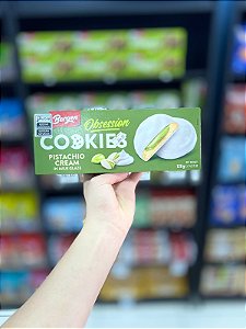 Biscoito Obsession Cookies Pistachio Cream White 128g