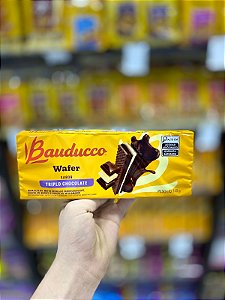Biscoito Bauducco Wafer Triplo Chocolate 140g
