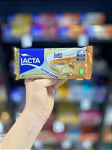 Barra de Chocolate Lacta Branca com Caramelo 104g