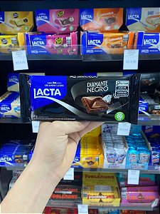 Barra de Chocolate Lacta Diamante Negro 80g