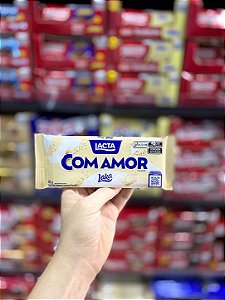 Barra de Chocolate Lacta Laka Branco 80g
