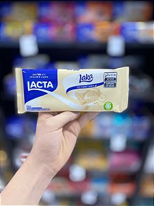Barra de Chocolate Lacta Laka Branco 80g