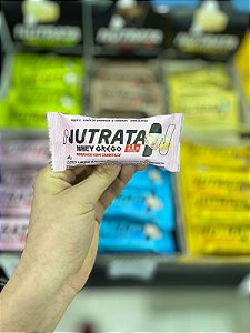 Barra de Proteina Nutrata Whey Grego Morango com Chantilly 40g