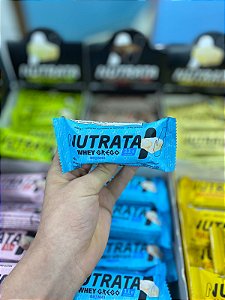 Barra de Proteina Nutrata Whey Grego Beijinho 40g