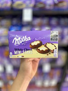 Biscoito Milka Choco White Mini Stars 150g