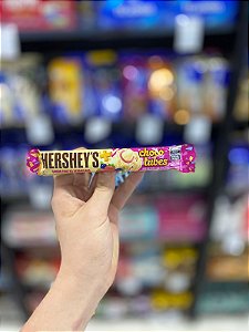Chocolate Hersheys Choco Tubes Frutas Vermlehas 25g