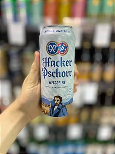Cerveja Alemã Hacker Pschorr Weissbier Lata 500ml
